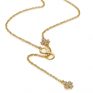 Collana in Argento con zirconi